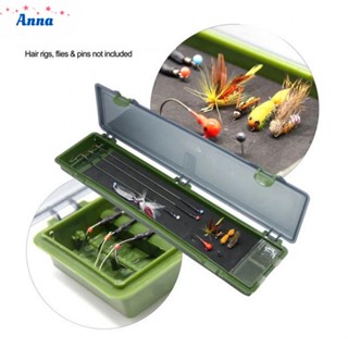 【Anna】Tackle Box Carp Rig Box Storage Case Tackle Box Waterproof Dustproof Portable