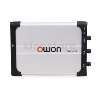 Owon VDS1022I VDS1022 กล้องออสซิลโลสโคปดิจิทัล 100Msa/S แบนด์วิดท์ 25Mhz USB