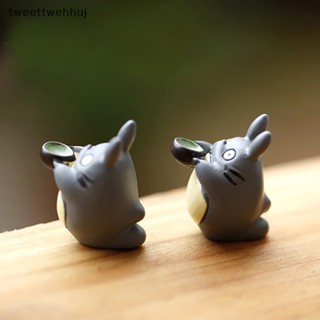 ฟิกเกอร์ตุ๊กตา Tw Kawaii Totoro ขนาดเล็ก DIY อุปกรณ์เสริม สําหรับตกแต่งบ้านตุ๊กตา