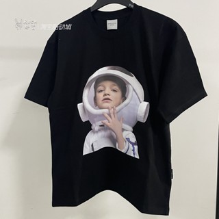 [พร้อมส่ง] เสื้อยืดแขนสั้น ทรงหลวม ลายนักบินอวกาศ ADLW สําหรับผู้ชาย และผู้หญิง