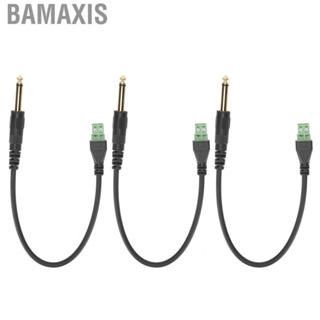 Bamaxis Terminal Signal Extension Cord Male Head Cable Easy 3pcs