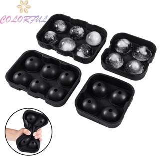 【COLORFUL】Ice Ball Making Mould Ice Cube Mold Cube Tray Ice Ball Maker Whiskey Round Mould