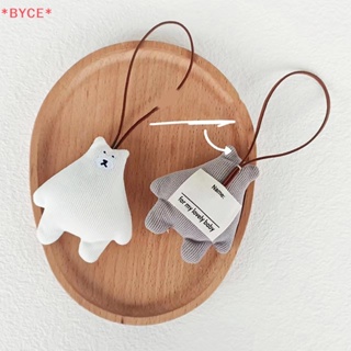 Byce> พวงกุญแจ จี้ตุ๊กตาหมีน่ารัก แบบนิ่ม สําหรับห้อยกระเป๋า