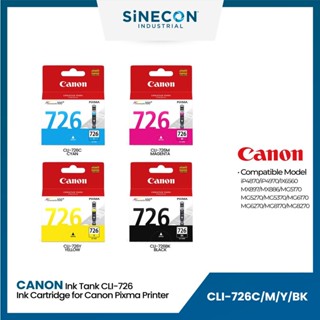 Canon ตลับหมึกอิงค์เจ็ท CLI-726 INK CARTRIDGE FOR IP4870/MG5170/5270/6170/8170