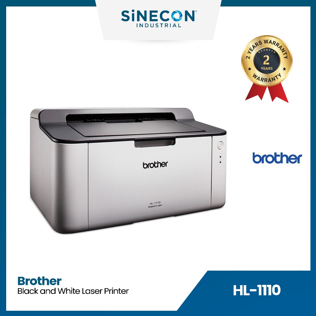Brother Printer เครื่องพิมพ์ HL-1110 เครื่องพิมพ์เลเซอร์ ขาว-ดำ