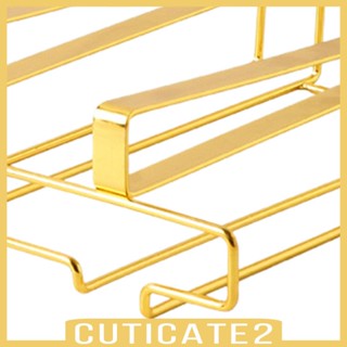 [Cuticate2] ที่แขวนแว่นตา แบบเหล็ก 2 แถว สําหรับคาเฟ่ บาร์ ตู้