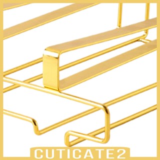 [Cuticate2] ที่แขวนแว่นตา แบบเหล็ก 2 แถว สําหรับคาเฟ่ บาร์ ตู้