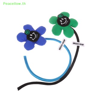 Peacellow เข็มกลัดแฟชั่น ลายดอกไม้ หน้ายิ้ม ประดับพู่ สําหรับตกแต่งเสื้อผ้า กระเป๋า TH