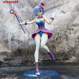 ELEGANT โมเดลฟิกเกอร์ Rem Ram Rem PVC ขนาดเล็ก ของเล่นสะสม สําหรับเด็ก