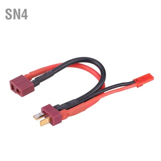 SN4 ปลั๊ก Deans T พร้อมสายไฟปลั๊ก JST สายไฟ 18AWG สำหรับเรือรถเครื่องบินควบคุมระยะไกล