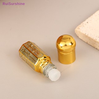 Ruisurshine ขวดคริสตัล แบบม้วน เติมได้ สีทอง 3 6 12 มล. 1 ชิ้น