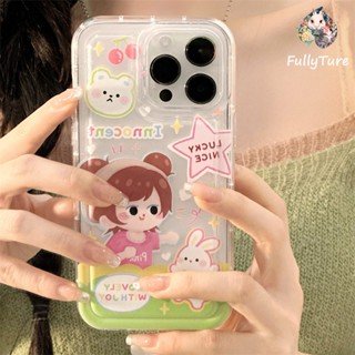 เคสป้องกันโทรศัพท์มือถือใส แบบนิ่ม ลายการ์ตูนน่ารัก กันกระแทก สําหรับ Apple Iphone 14 13 12 11 XR ProMax