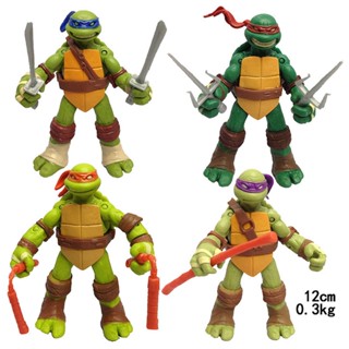 ฟิกเกอร์นินจาเต่านินจา 4 ชิ้น TMNT ของเล่นสําหรับเด็ก ของขวัญวันเกิด