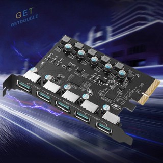 [Getdouble.th] การ์ดต่อขยายแปลง PCI-E เป็น USB3.2 Gen 5 4 พอร์ต 20Gbps PCI-E [Getdouble.th]