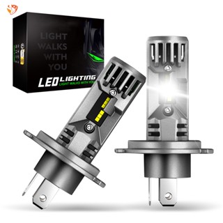 Ty หลอดไฟหน้า LED ไร้สาย 50W 16000LM 6000K H4 2 ชิ้น