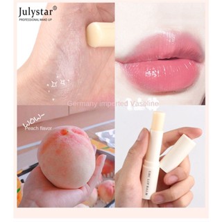 JULYSTAR วาสลีนลิปบาล์มให้ความชุ่มชื้นติดทนนานลิปสติกเปลี่ยนสีบำรุงริมฝีปาก