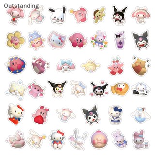 Outstanding ใหม่ สติกเกอร์ ลายการ์ตูนอนิเมะ Kuromi My Melody 3D กันน้ํา 60 120 ชิ้น