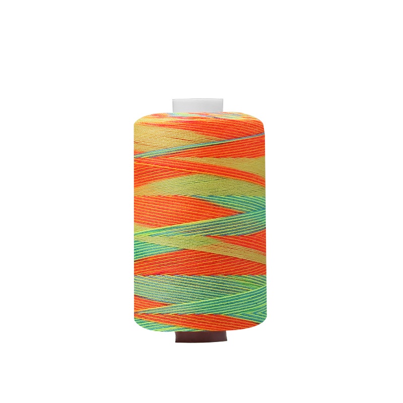 ด้ายโพลีเอสเตอร์ สีรุ้ง 1000 ขนาด 1 ชิ้น สําหรับเย็บผ้า เข็ม และจักรเย็บผ้า - รูปที่ 6