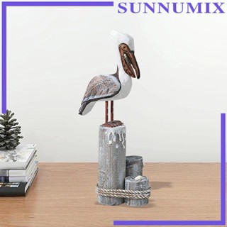 [Sunnimix] รูปปั้นนกไม้แฮนด์เมด สไตล์เรโทร สําหรับตกแต่งโต๊ะงานแต่งงาน