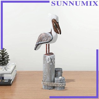 [Sunnimix] รูปปั้นนกไม้แฮนด์เมด สไตล์เรโทร สําหรับตกแต่งโต๊ะงานแต่งงาน