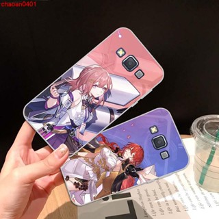 เคสโทรศัพท์มือถือ ซิลิโคนนิ่ม TPU ลายหมาป่า สีเงิน 06 สําหรับ Samsung A3 A5 A6 A7 A8 A9 Star Pro Plus E5 E7 2016 2017 2018