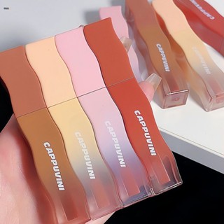 ลิปกลอส Cappuvini Vigor Clear Water Lip Glaze Mirror Glass Women&amp;#39;s Lipst nuuo