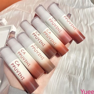 Cappuvini Summer Clear Face Lip Glaze Water Light Glass Doodle Lip Spring And Summer Moisturizing Whitening Parity ลิปกลอส yuee