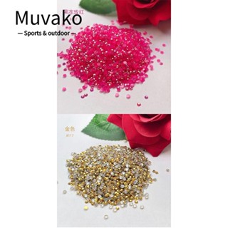 Muvako AB แก้วน้ําเรซิ่น ประดับพลอยเทียม สีชมพู 6000 ชิ้น