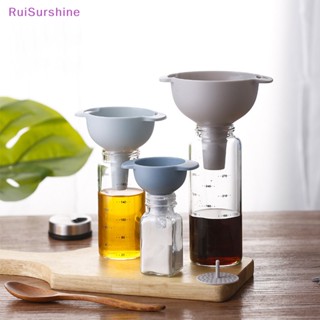 Ruisurshine 4-in-1 ชุดกรวยกรองน้ํามัน กรวยกรองน้ํามัน กรวยไวน์ เครื่องมือห้องครัว ใหม่