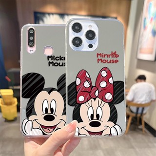 เคสโทรศัพท์มือถือแบบนิ่ม ใส ลายการ์ตูนมิกกี้ มินนี่เมาส์ พร้อมกระจก สําหรับ OPPO A98 A92 A83 A78 A77 A76 A54 A53 A52 A33 A31 A16 A15s A15 A12e A9 A5 A3s Reno 8T 8 8Z 7Z 6 5F 5 4F 4Z 3 2F F11 F9 เคส | Sjn J021