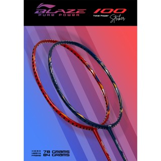 LI-NING ไม้แบดมินตัน รุ่น BLAZE 100 (4U/5U) แถมซอง+พันด้าม+เอ็น พร้อมขึ้น ฟรี