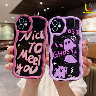 เคสโทรศัพท์มือถือ Tpu นิ่ม ปิดด้านหลัง ขอบโค้ง ลายการ์ตูนผีน่ารัก 3D สร้างสรรค์ สําหรับ OPPO A17 A17K A54 A5S A57 A57S A57E A3S A15 A76 A96 A16 A95 A55 A7 A5 A9 A31 A53 A33 2020 A77S A12 A12S A1K A16E Reno 7 7Z 8Z 5 4 6 8 5F 5K 4F 4 5 06 Lite A74 A15S A52