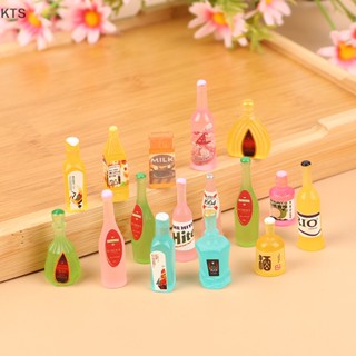 Kts 10 ชิ้น เรซิน เรืองแสง ขวดไวน์ Ch จําลอง เบียร์ เหล้า ขวด DIY KT