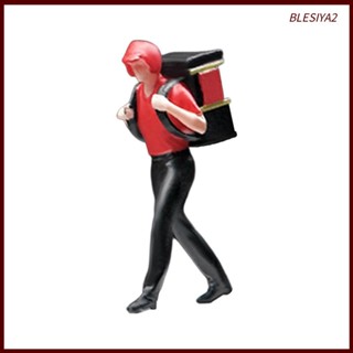 [Blesiya2] ฟิกเกอร์คนส่งของจิ๋ว 1/64 สําหรับตกแต่งภูมิทัศน์ไดโอราม่า