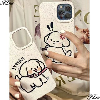 เคสโทรศัพท์มือถือแบบนิ่ม ลายการ์ตูนสุนัขน่ารัก สําหรับ Iphone 1312 14x11promax SI0F