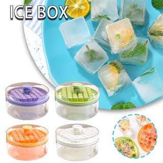 DIY Ice Making Box Ice Cube Mold with Cover Ice Cube Storage Box with Ice Shovel