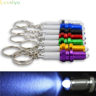 ⭐READY STOCK ⭐Keychain 1Pc Casual LED Key Chain Motorcycle Keyring Spak Plug Key Chain