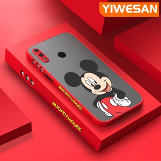 สําหรับ Huawei Y9 2019 เคสการ์ตูนมิกกี้เมาส์ ดีไซน์ใหม่ ซิลิโคน กันกระแทก เคสโทรศัพท์ แบบแข็ง ฝ้า บาง