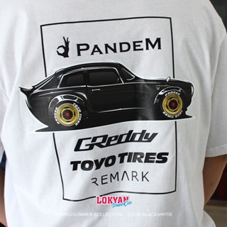 เสื้อยืดแขนสั้น ผ้าฝ้าย พิมพ์ลายรถยนต์ JDM สไตล์คลาสสิก สําหรับผู้ชาย