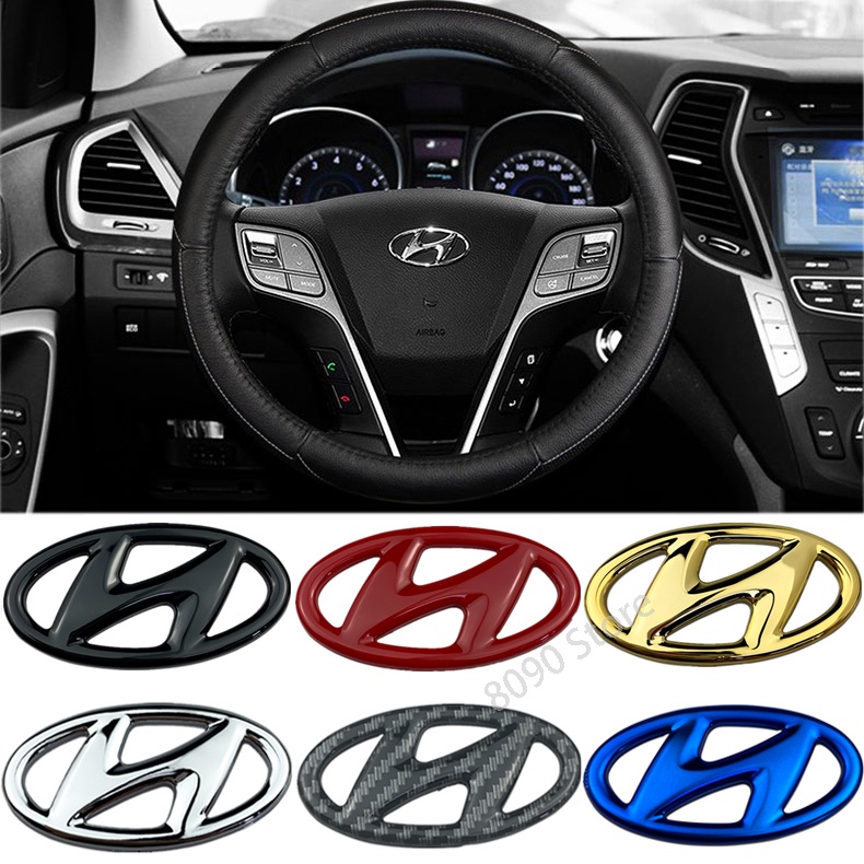 สติกเกอร์ตราสัญลักษณ์ ABS ติดพวงมาลัยรถยนต์ สําหรับ Hyundai IX35 Accent I10 Kona I20