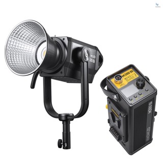 {fash} Godox M300Bi ไฟเติมแสงวิดีโอ LED 330W 2800K-5600K หรี่แสงได้ 21 FX CRI96+ TLCI97+ เมาท์โบเวน รองรับแอปมือถือ 2.4