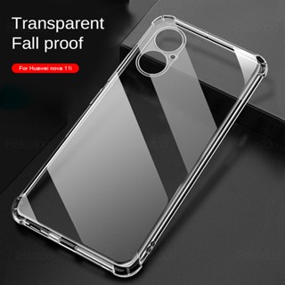 Clear Airbags TPU Soft Cover For Huawei Nova 11i 4G Nova11i Nova 11 i 4G 2023 MAO-LX9 6.8" Case Armor Shockproof Cover