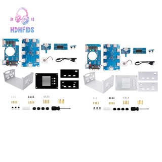 เมนบอร์ด FPGA 32MB พร้อมฮับ USB V2.1 พร้อมเคสโลหะ DIY สําหรับ Terasic DE10-Nano Mister FPGA