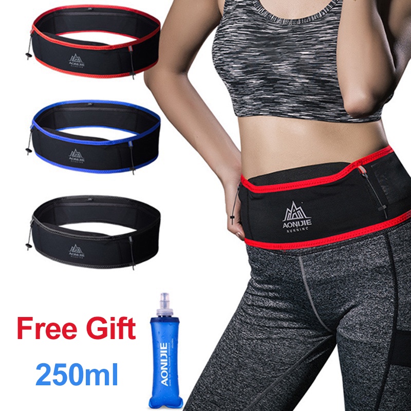 AONIJIE W938S Slim Running กระเป๋าคาดเอว Jogging Bag Fanny Pack Travel Money Marathon Gym Trail 6.9i
