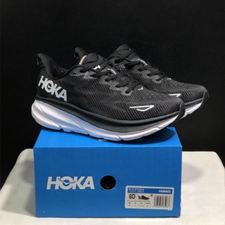 Hoka One One Clifton 9 รองเท้าวิ่ง น้ําหนักเบา ระบายอากาศ สําหรับผู้ชาย และผู้หญิง ไซซ์ 36-45 HAQ1