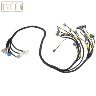 【ONCEMOREAGAIN】Engine Harness Automobile Parts Black Car Accessory Plastic Wiring Harness