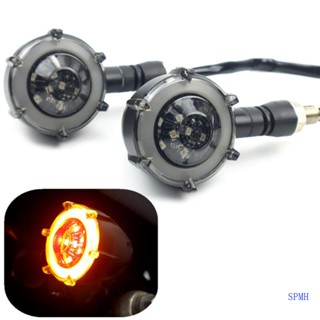 Super ไฟเลี้ยว LED DRL 12V สีเหลืองอําพัน สําหรับรถจักรยานยนต์