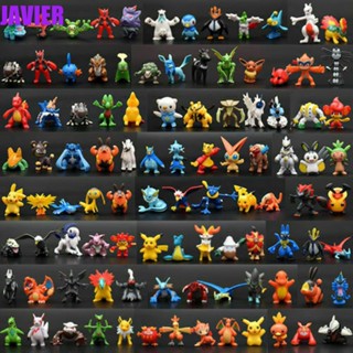 JAVIER ตุ๊กตาฟิกเกอร์ Pokemon ขนาดเล็ก 2-3 ซม. 144 ชิ้น ต่อชุด