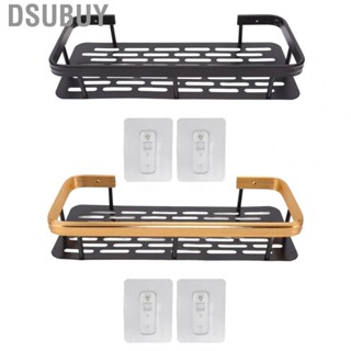 Dsubuy Shower Caddy  Durable Aluminium Adhesive Drainage Design for Kitchen