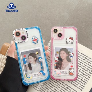 เคสโทรศัพท์มือถือ ลายการ์ตูนโดเรม่อน พร้อมช่องใส่บัตร สําหรับ Vivo Y36 Y02 Y02A Y17 Y16 Y22s Y20s Y20i Y12A Y12s V27e Y15A Y15s Y35 Y22 Y21s Y33s Y12 Y20 Y02s Y21s Y15 Y11 Y30 Y1s Y95